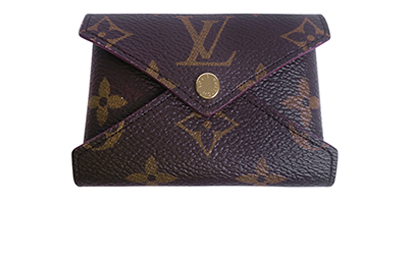 Monogram Kirigami Card Holder, front view